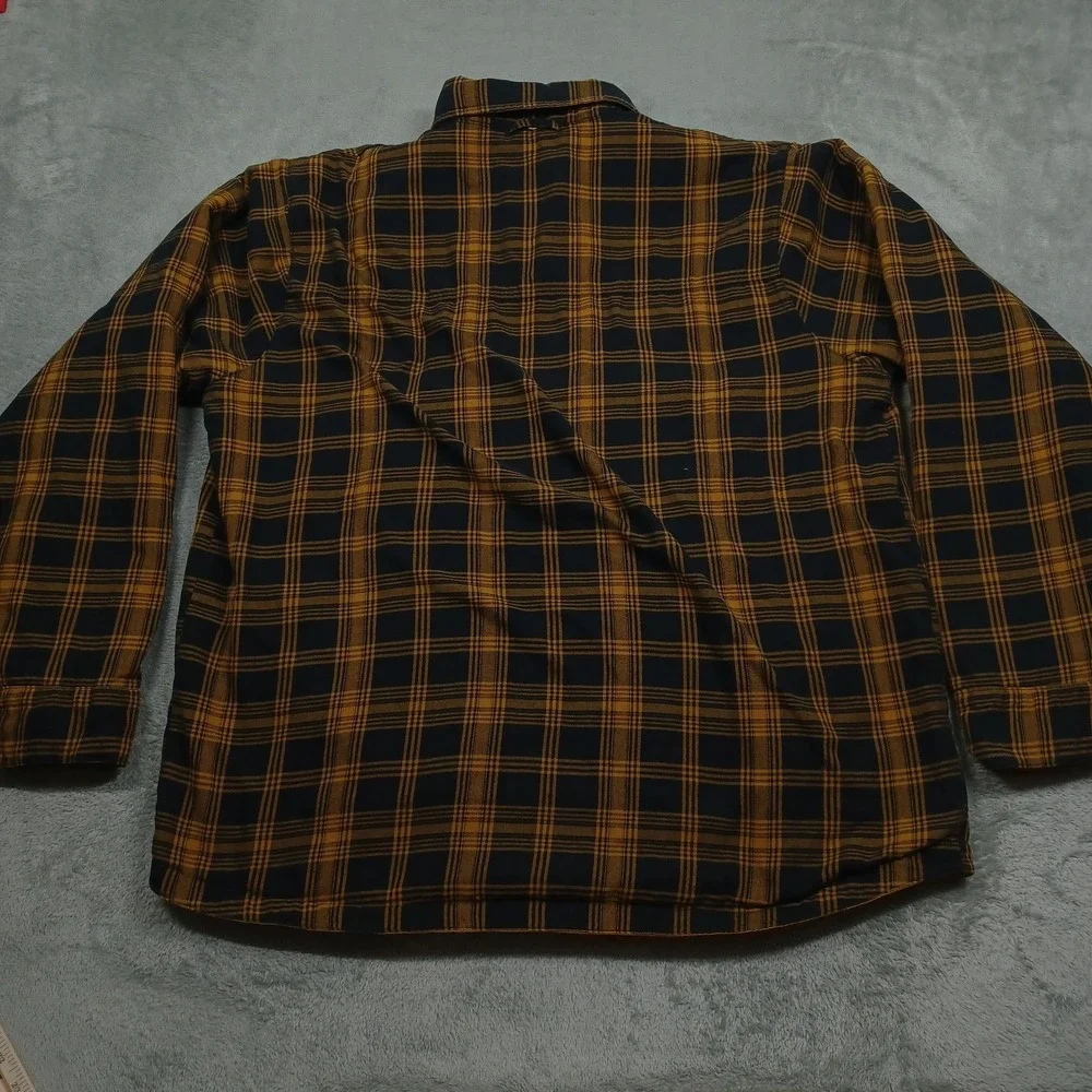 North Face Shacket Mens XL Black Plaid Reversible‎ Snap Lightweight Pockets